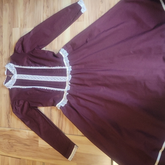 Vintage 70s Gunne Sax Junior Dress S - Picture 3 of 17